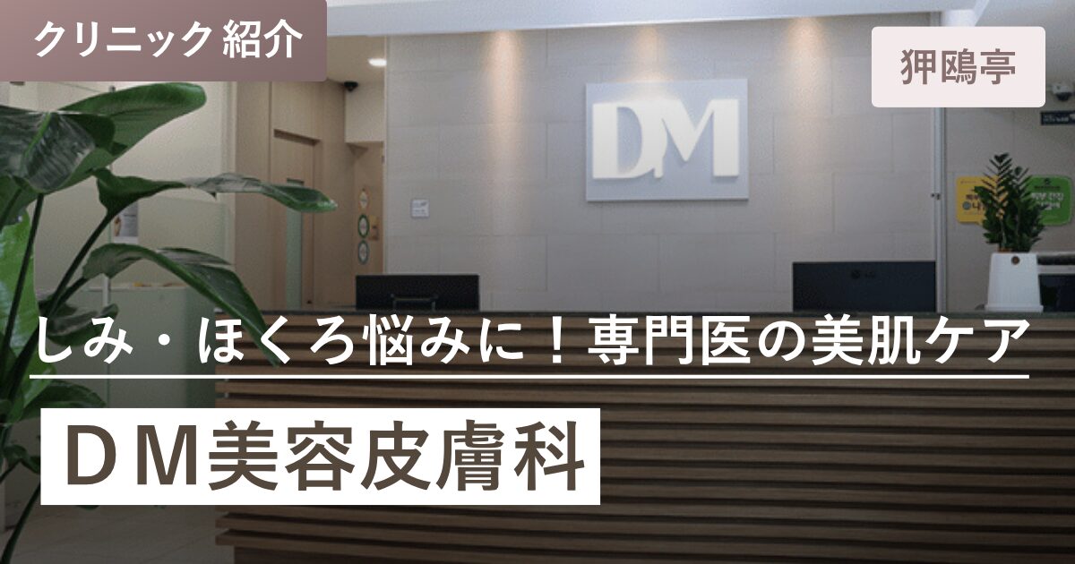 DM美容皮膚科|狎鴎亭(アックジョン)