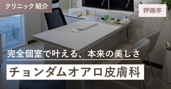 チョンダムオアロ皮膚科｜狎鴎亭(アックジョン)