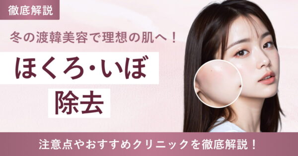 【ほくろ・いぼ除去】冬の渡韓美容で理想の肌へ！注意点やおすすめクリニック徹底解説
